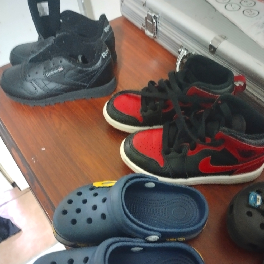 Kids Reebok, Jordans, Crocs